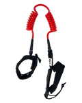 Kaohi Double Coil Ankle Leash-Red-6' x 8mm