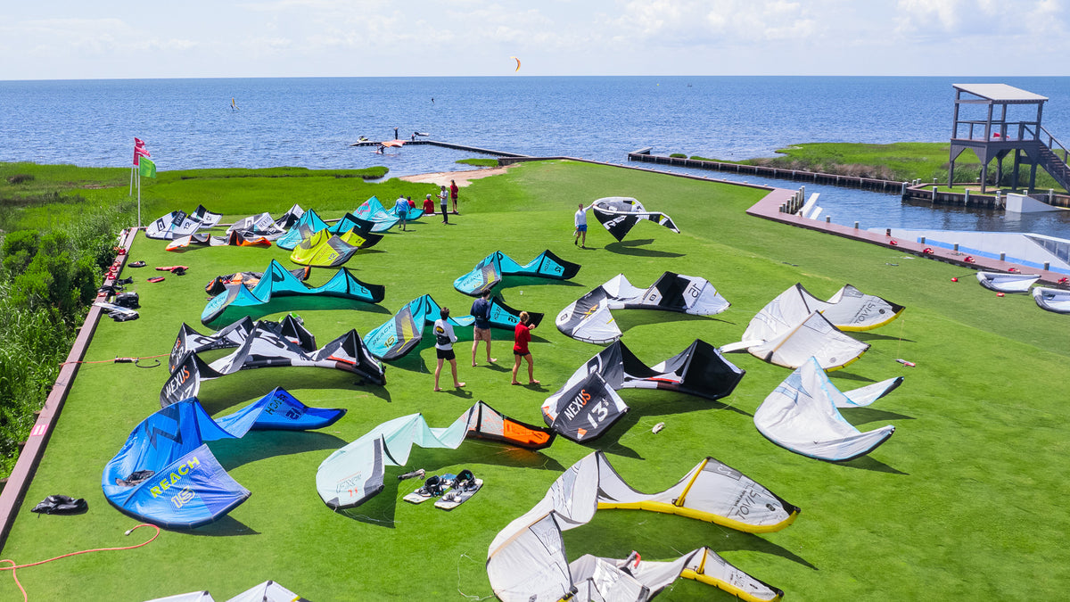 The REAL Watersports campus between the Pamlico Sound and Atlantic Ocean