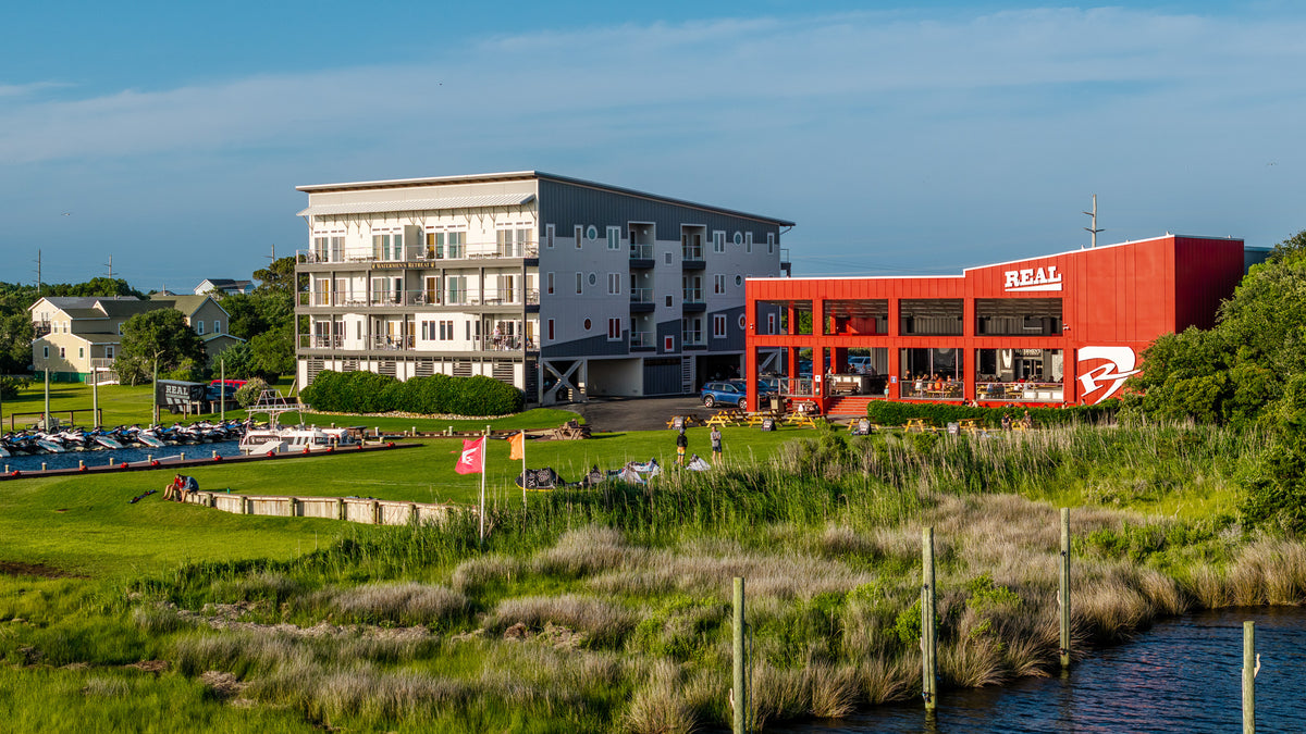 The REAL Watersports campus on Cape Hatteras
