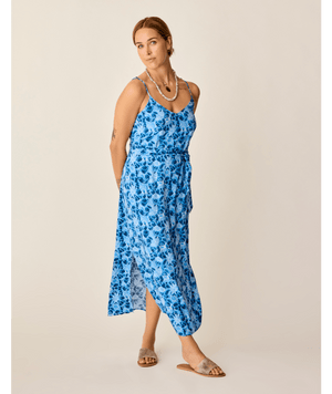 Carve Designs Macy Dress-Navy Floral