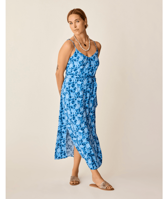 Carve Designs Macy Dress-Navy Floral