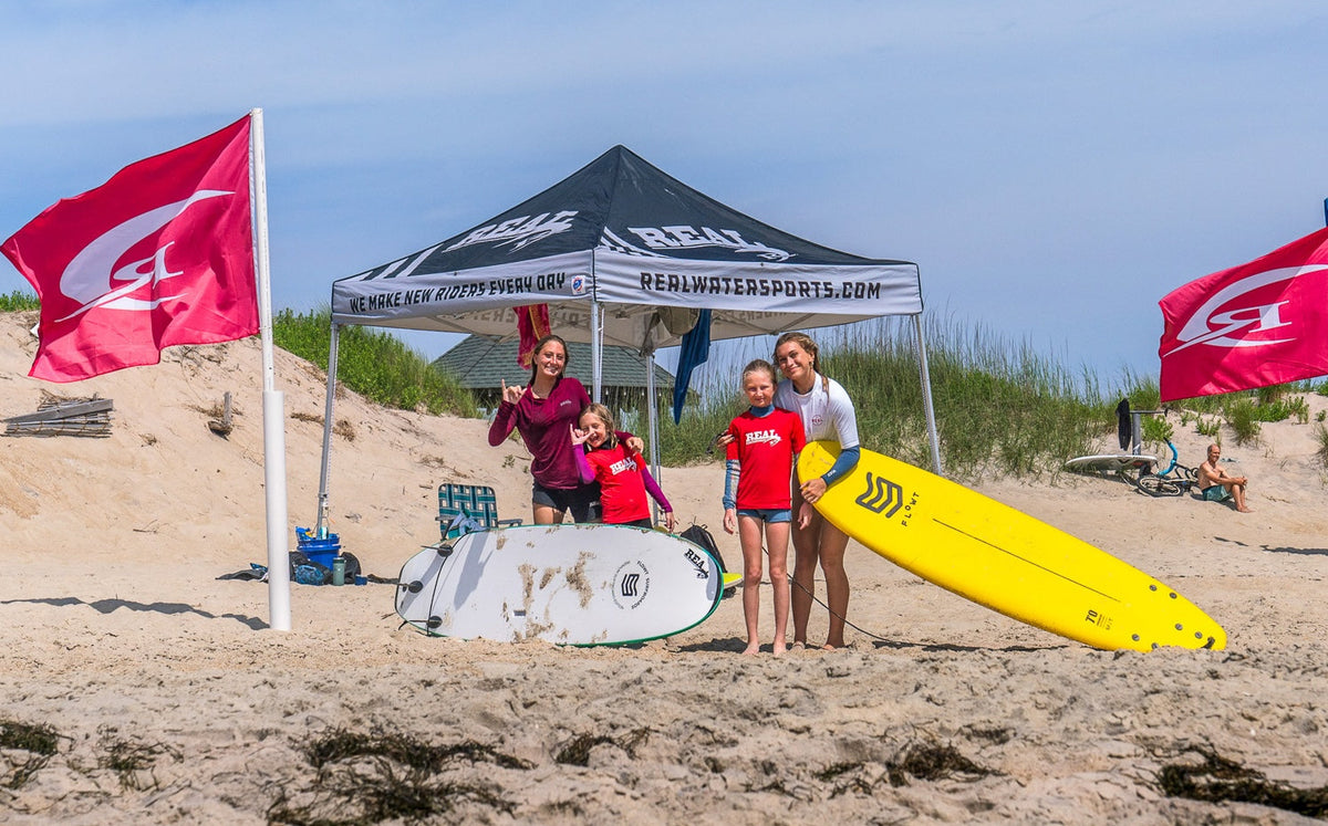 The REAL Watersports campus between the Pamlico Sound and Atlantic Ocean