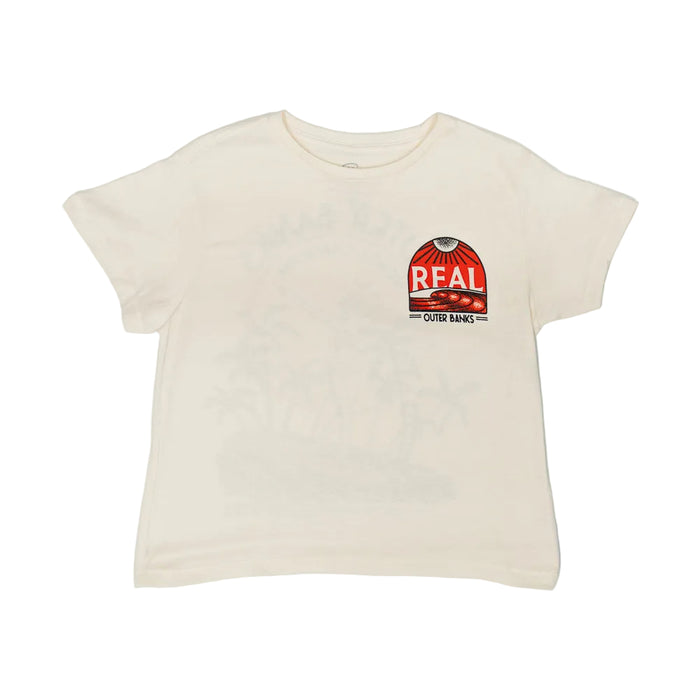 REAL Sink Or Swim Tee-Vintage White