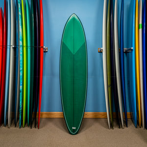 Actual Board: Maurice Cole Reverse Vee Twin Pin PU/Poly 7'7" (Blem) — 54L