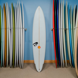 Actual Board: USED Maurice Cole Reverse Vee Alpha Twin PU/Poly 8'7" — 58L