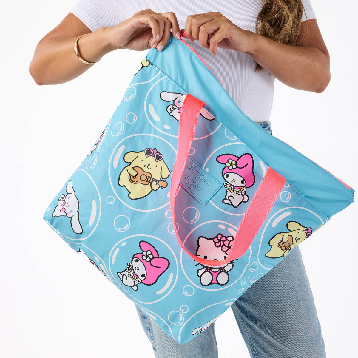 Aloha Collection Bubbles Day Tripper Bag-Blue Skies