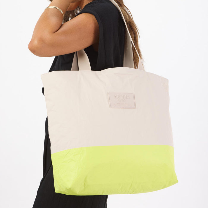 Aloha Collection Dipped Day Tripper Bag-Highlighter/Sandstone