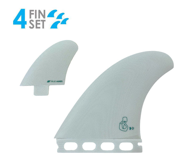 True Ames Derrick Disney DST Twinzer Fin Set-Ivory-4 deg/6 — REAL