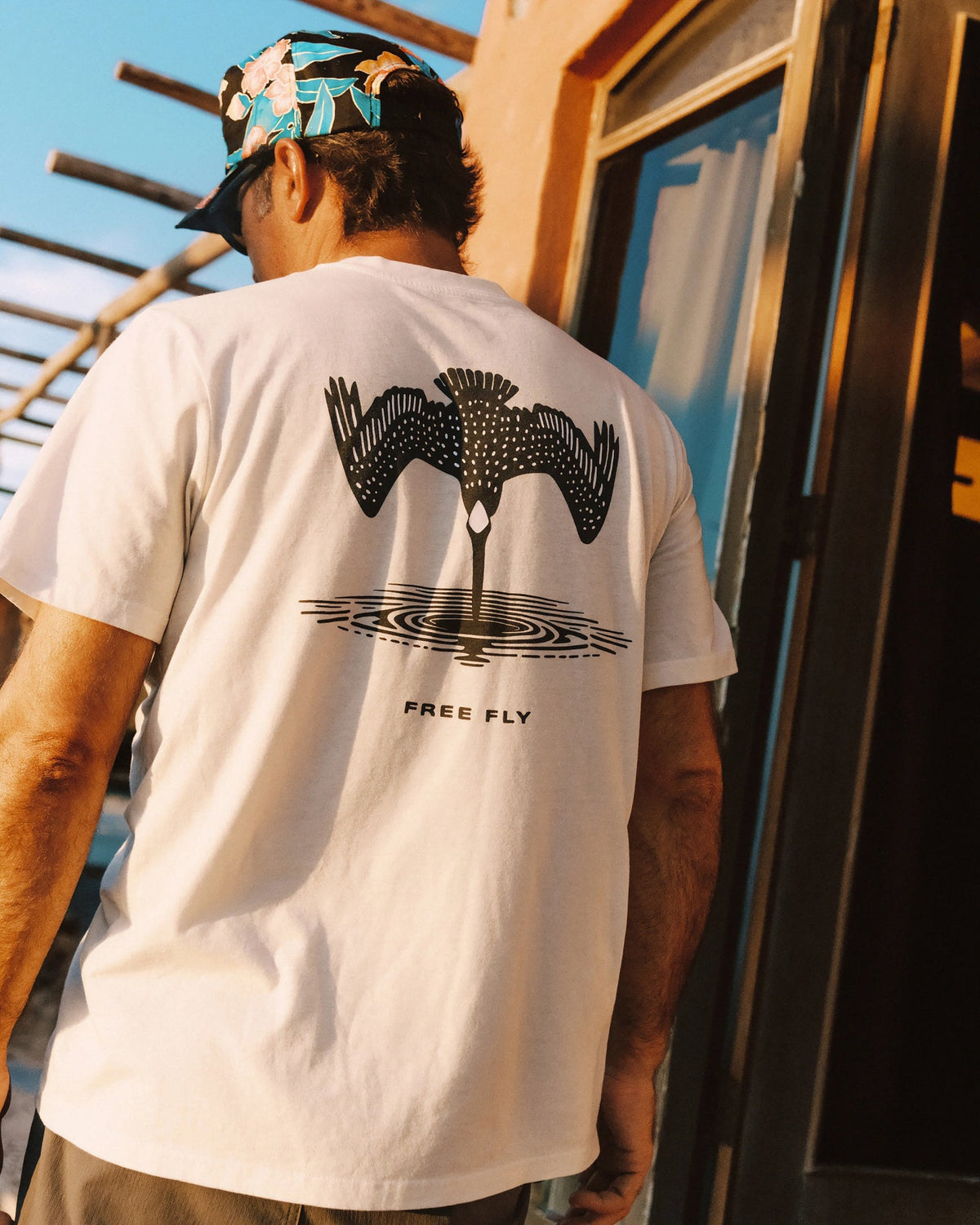 Free Fly Dive Bomb Pocket Tee-Ocean Mist
