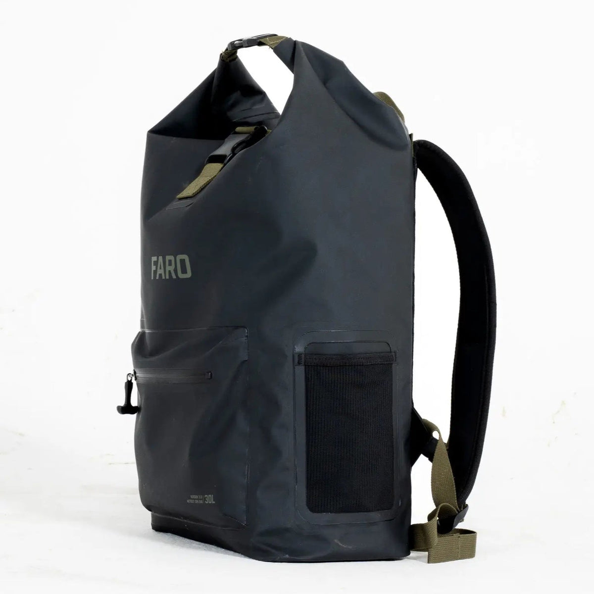 FARO Wetsuit 30L Dry Backpack-Black/Olive