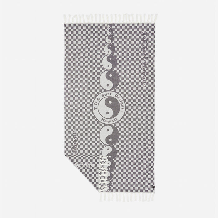 Slowtide Echo Turkish Towel-Black
