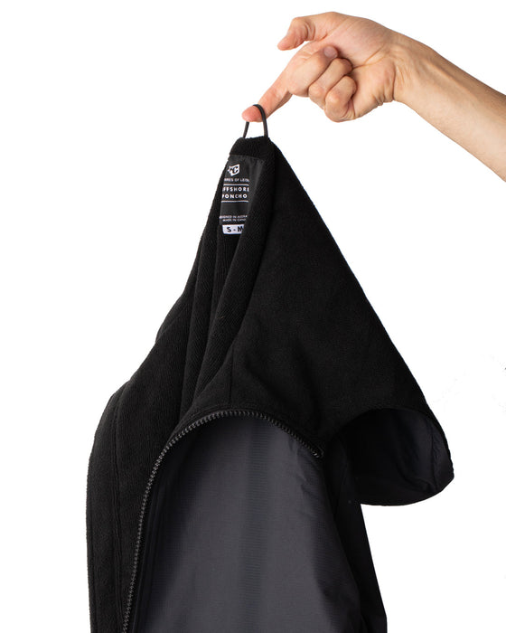 Creatures Offshore Poncho-Black