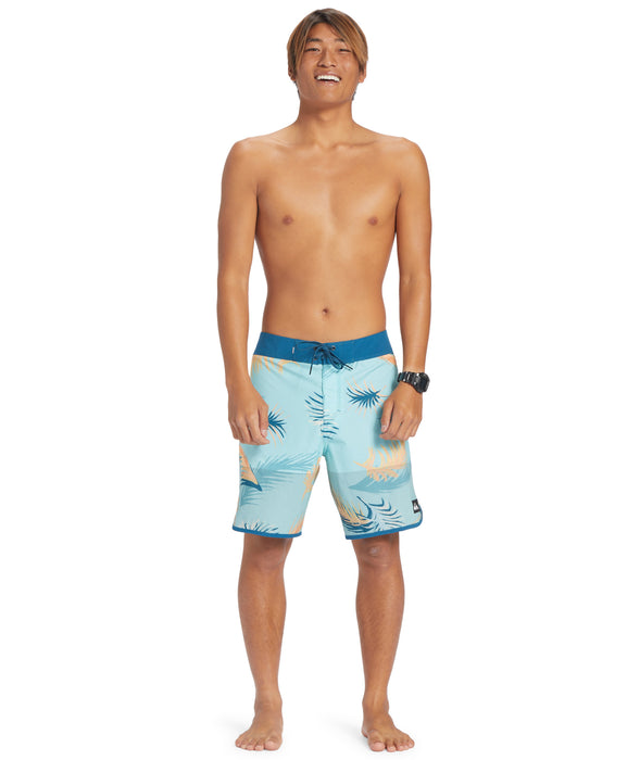 Quiksilver Highlite Scallop 19 Boardshorts-Maroccan Blue