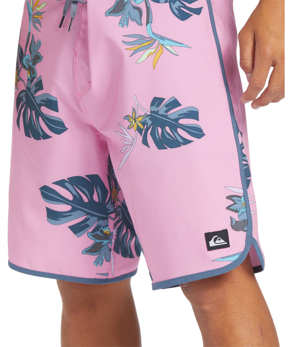 Quiksilver Surfsilk Scallop 19 Boardshorts-Moonlite Mauve