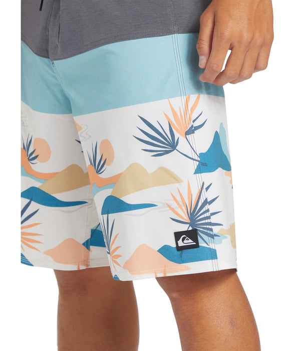 Quiksilver Surfsilk Panel 20 Boardshorts-Iron Gate