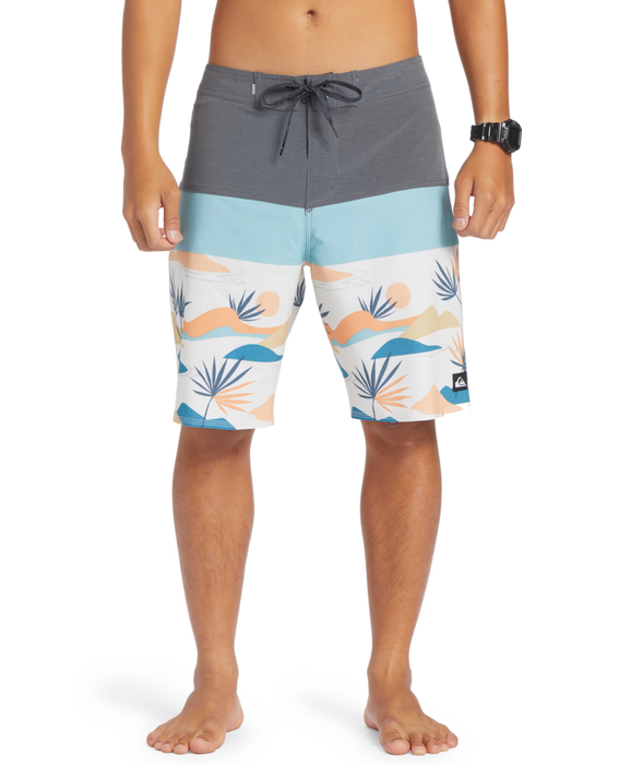 Quiksilver Surfsilk Panel 20 Boardshorts-Iron Gate