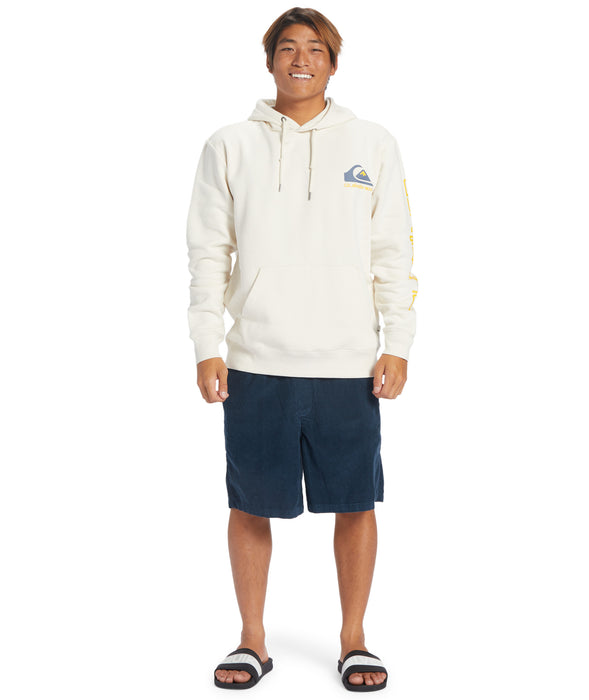 Quiksilver Omni Logo Hooded Sweatshirt-Birch