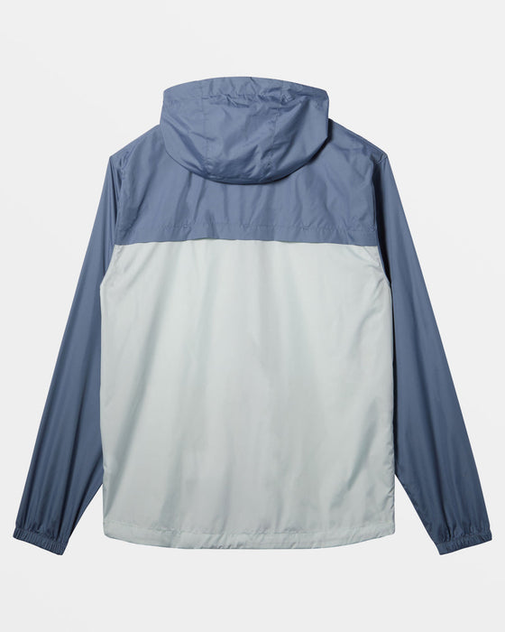 Quiksilver Overcast Windbreaker Jacket-Flint Stone