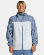 Quiksilver Overcast Windbreaker Jacket-Flint Stone