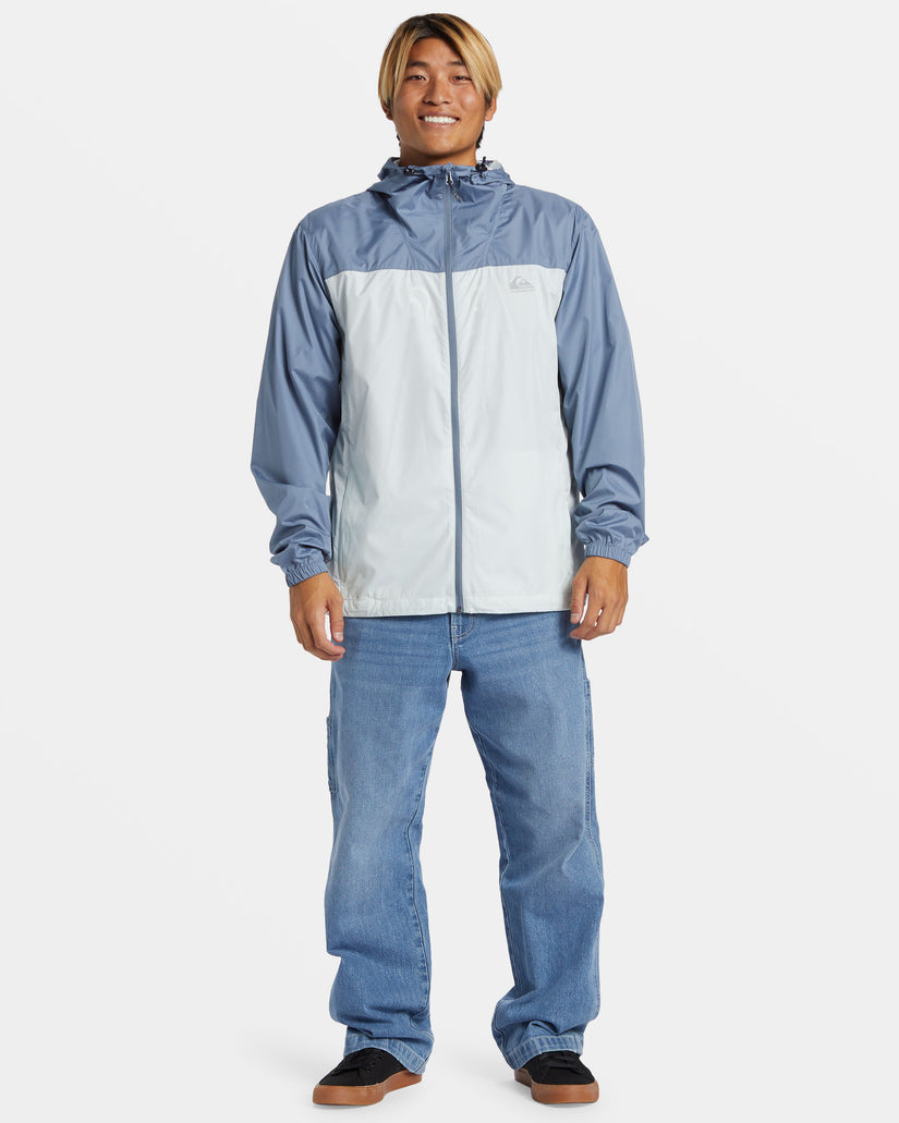 Quiksilver Overcast Windbreaker Jacket-Flint Stone