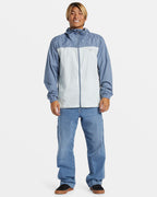 Quiksilver Overcast Windbreaker Jacket-Flint Stone