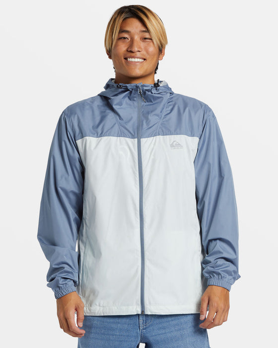 Quiksilver Overcast Windbreaker Jacket-Flint Stone