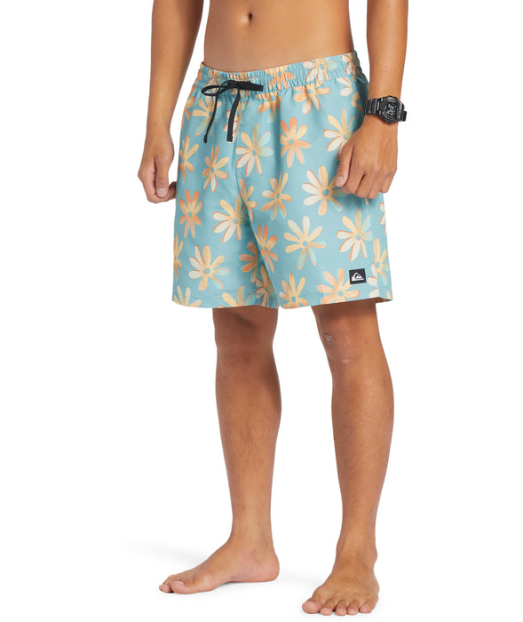 Quiksilver Re-Mix Volley 17 Boardshorts-Cameo Blue