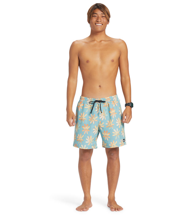 Quiksilver Re-Mix Volley 17 Boardshorts-Cameo Blue