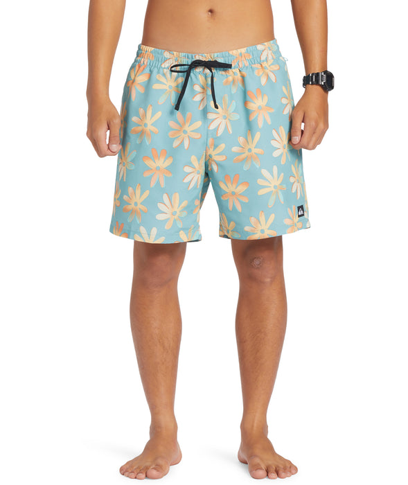 Quiksilver Re-Mix Volley 17 Boardshorts-Cameo Blue