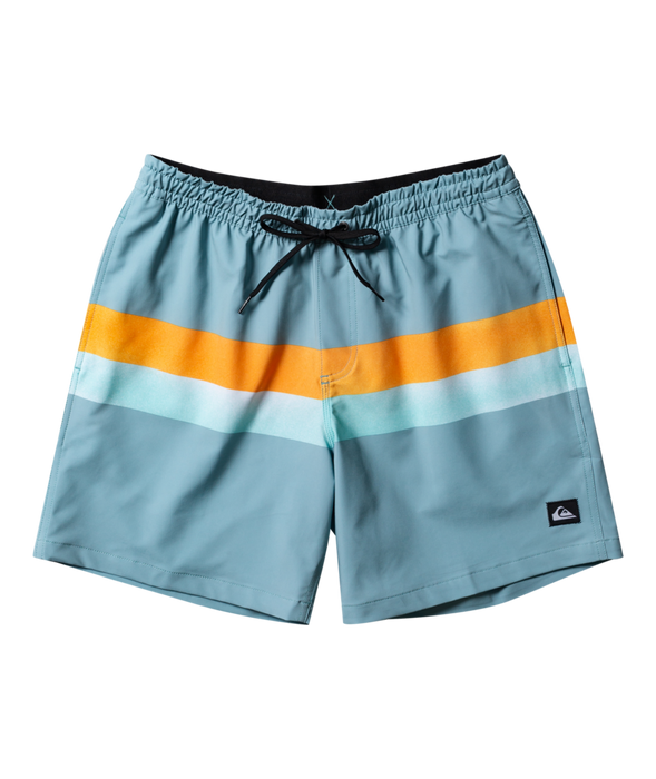 Quiksilver Surfsilk Air-Brush Volley 17 Boardshorts-Cameo Blue