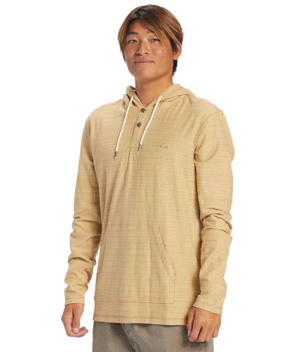 Quiksilver Carlton Hooded L/S Shirt-Taos Taupe