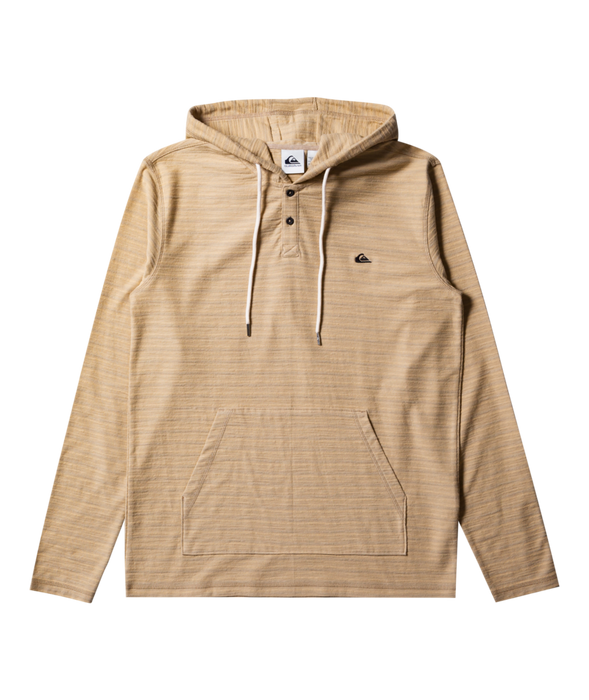 Quiksilver Carlton Hooded L/S Shirt-Taos Taupe