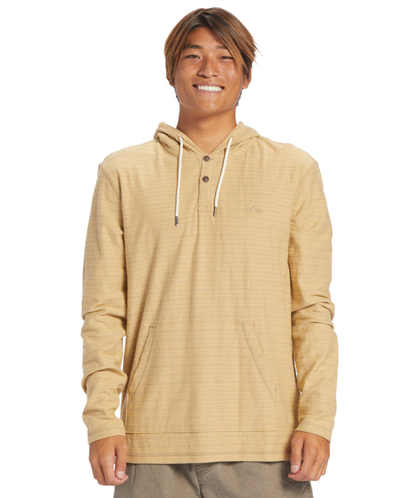 Quiksilver Carlton Hooded L/S Shirt-Taos Taupe