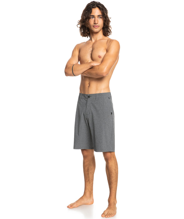 Quiksilver Union Heather Amphibian 20 Shorts-Black
