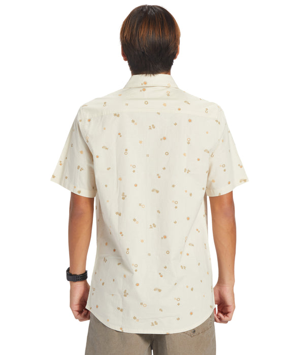 Quiksilver Peaceful Rave S/S Shirt-Birch