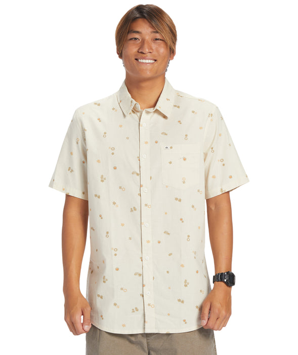 Quiksilver Peaceful Rave S/S Shirt-Birch
