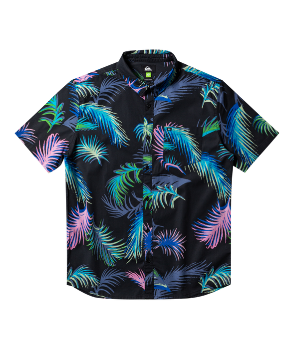 Quiksilver Tropical Glitch S/S Shirt-Black
