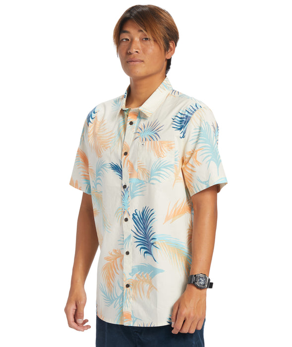 Quiksilver Tropical Glitch S/S Shirt-Birch