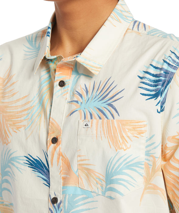 Quiksilver Tropical Glitch S/S Shirt-Birch