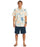 Quiksilver Tropical Glitch S/S Shirt-Birch