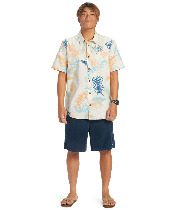 Quiksilver Tropical Glitch S/S Shirt-Birch