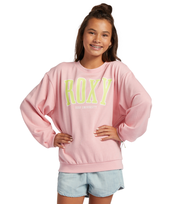 Roxy Butterfly Parade Sweatshirt-Candy Pink