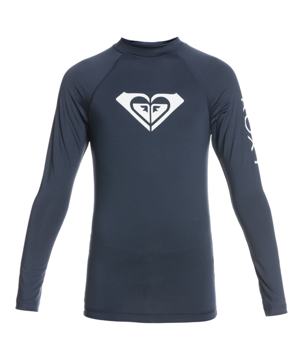 Roxy Whole Hearted L/S Rashguard-Mood Indigo