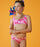 Roxy Aloha Spirit Basic Bralette Bikini-Shocking Pink