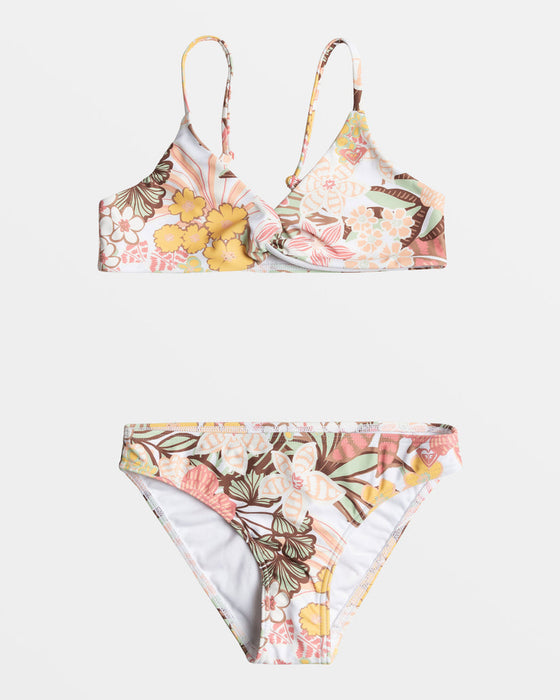 Roxy Ilacabo Active Bikini a due pezzi con taglio atletico da Ragazza 7-16 Roxy Ilacabo Active Bikini a due pezzi con taglio atletico da Ragazza 7-16