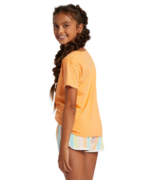 Roxy Day And Night B Tee-Mock Orange— Alternate View