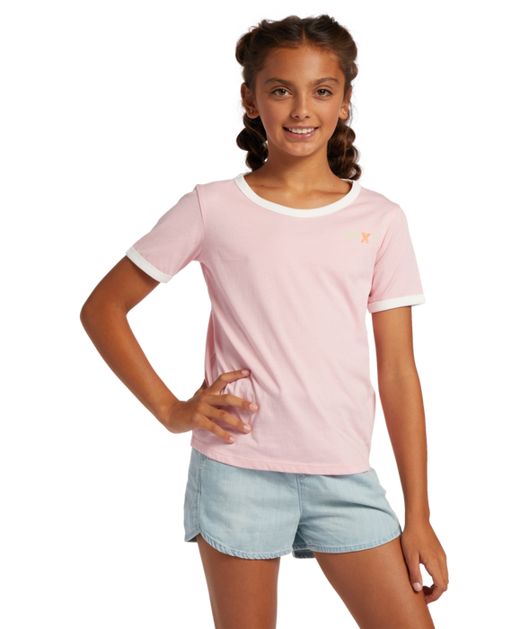Roxy Cottonflower Tee-Candy Pink