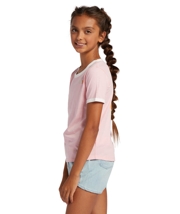 Roxy Cottonflower Tee-Candy Pink