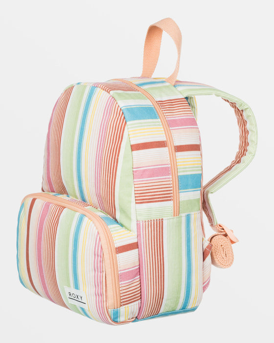 Roxy Always Core Canvas Backpack-White Salty Stripe