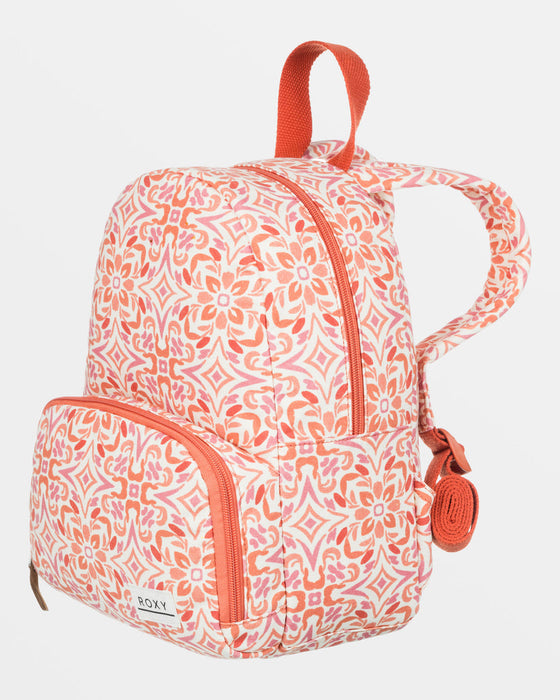 Roxy Always Core Canvas Backpack-Cloud Dancer Fresco Tile